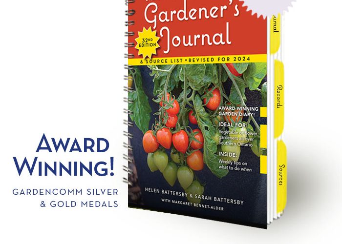 Toronto and Golden Horseshoe Gardener's Journal cover
